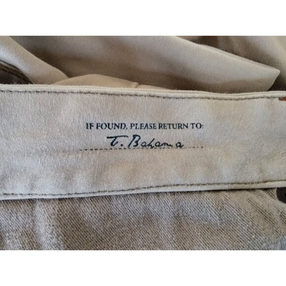 Tommy Bahama Twill Smith Authentic Jeans Dark Twill Straight-Leg Men's 34x34 - Picture 4 of 6